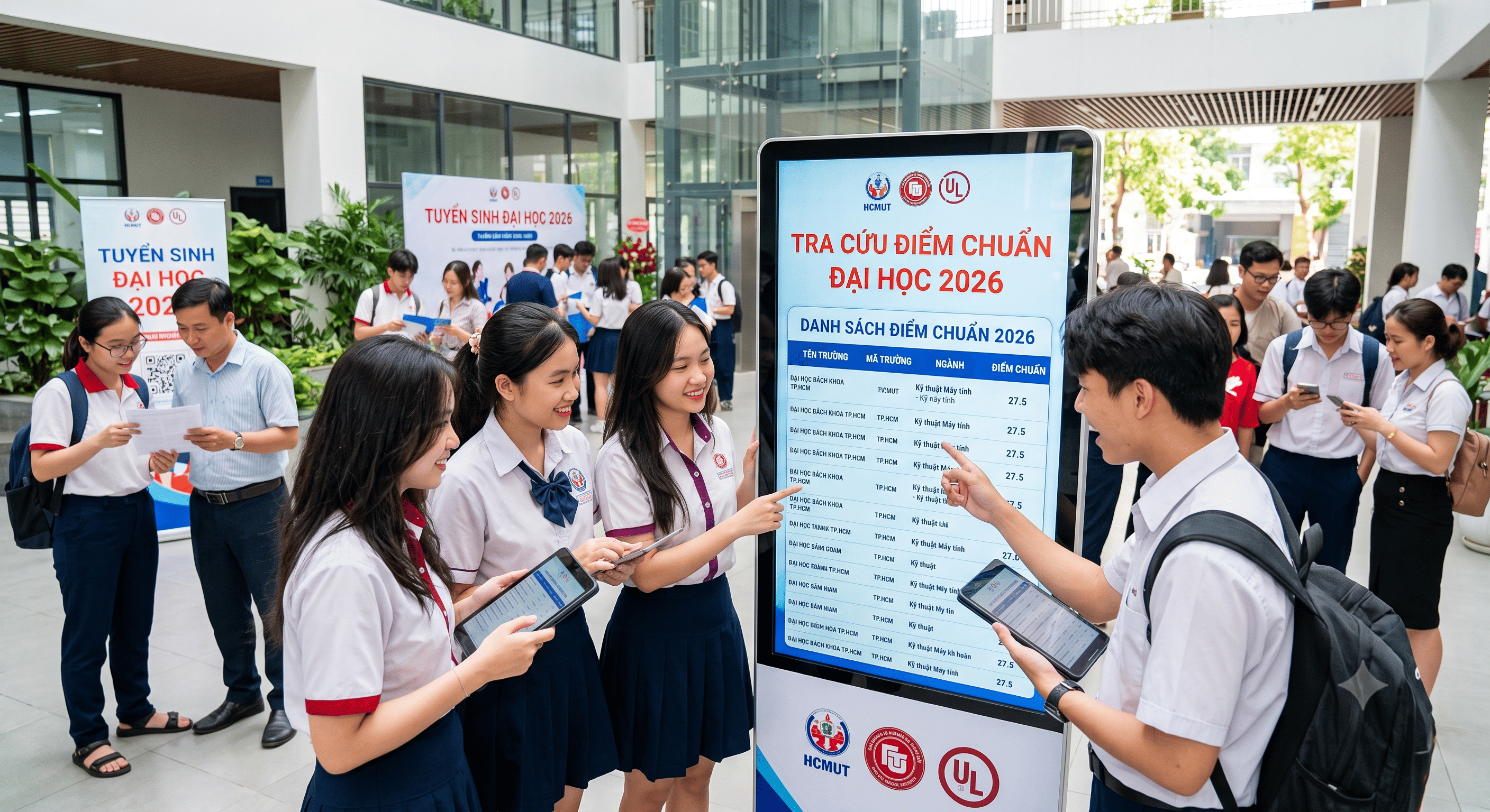 Tra cứu điểm chuẩn các trường Đại học 2026